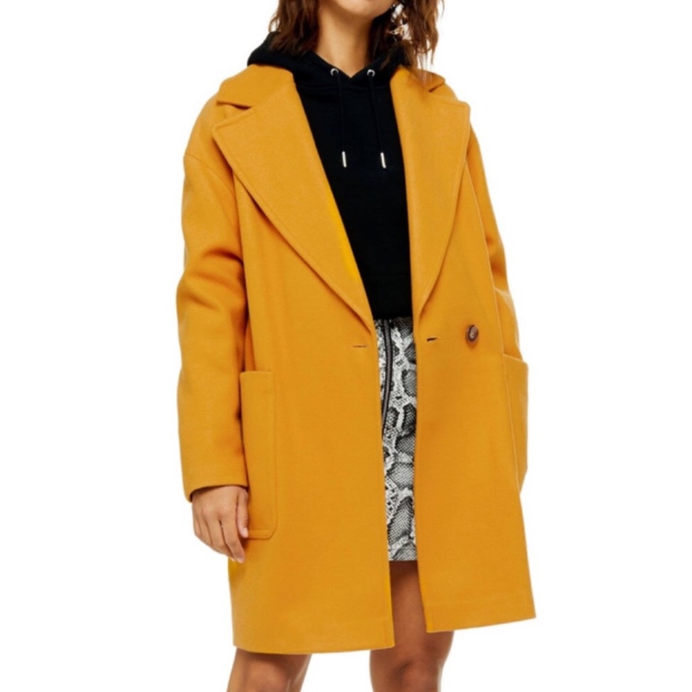 NWT Topshop Carly Pea Coat
